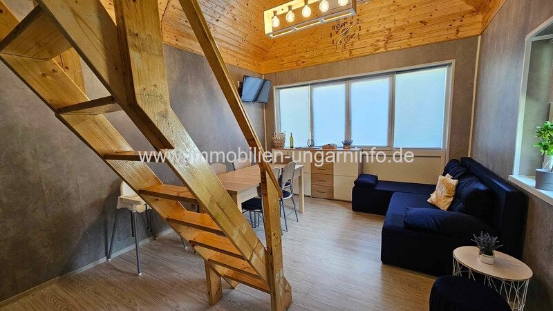 Waldhaus mit Appartements, Schwimmbad in der Nähe des Plattensees