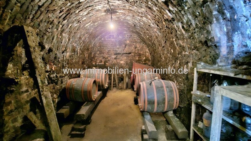 In den Weinbergen von Marcali Keller/Ferienhaus auf Panoramagrundstück zu verkaufen