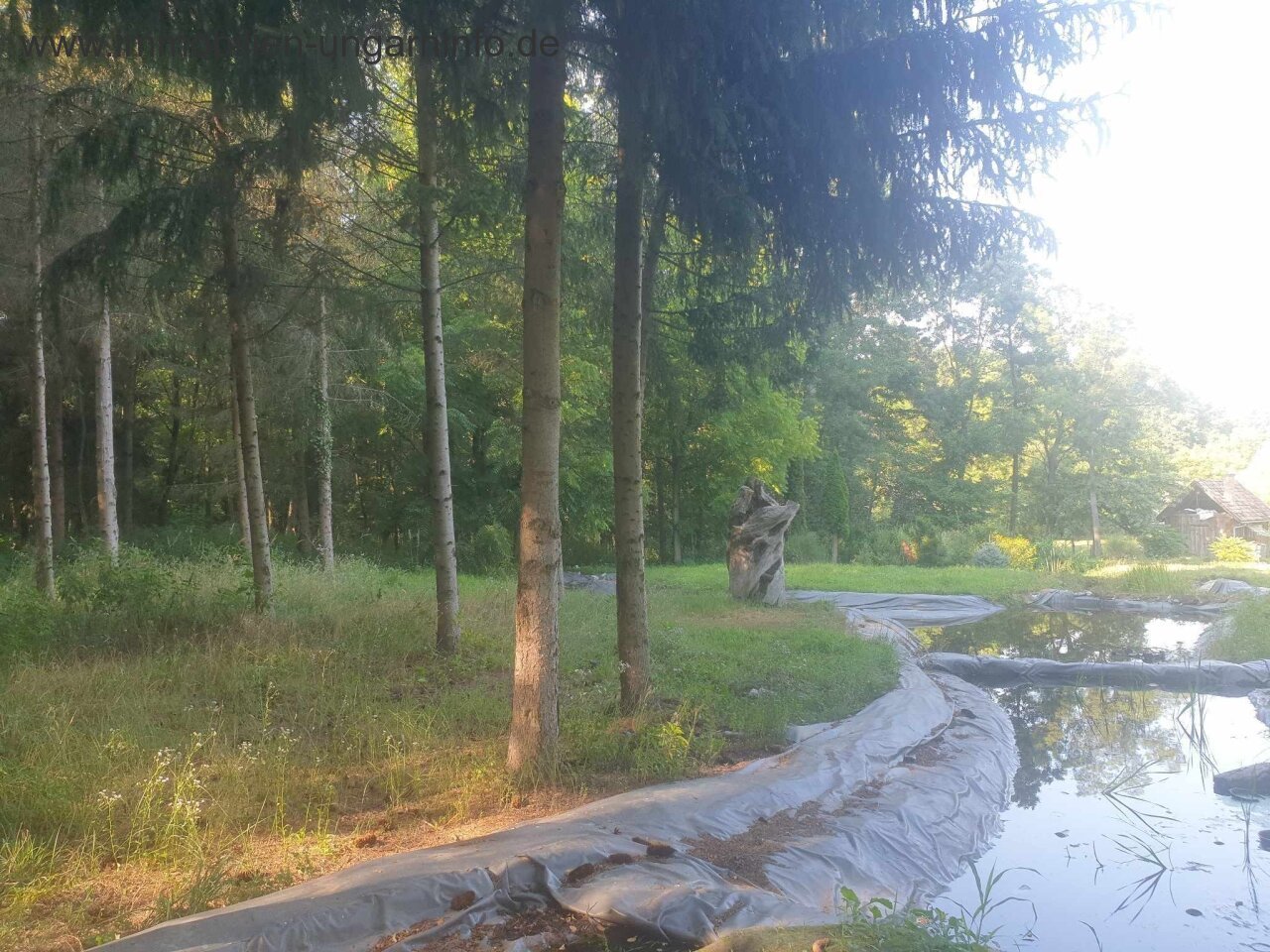 Zu verkaufen 3,2 Hektar großes Familienanwesen mit 3 Häusern, Pool, See, Wald