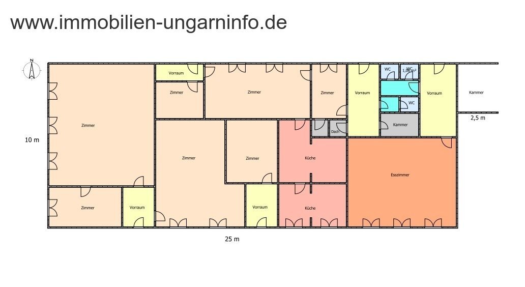 250 m² Gebäude mit 0,5 Hektar Grundstück in der Nähe des Plattensees zu verkaufen