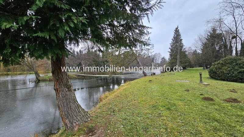 Familienanwesen im Kreis Zala zu verkaufen. Mit Haus am See, Wirtschaftsgebäude, 5,9 Hektar Land.
