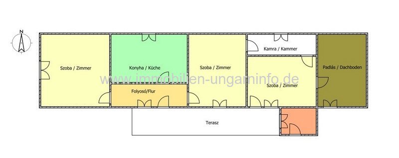 Bauernhaus am Rande des Waldes, großes Grundstück