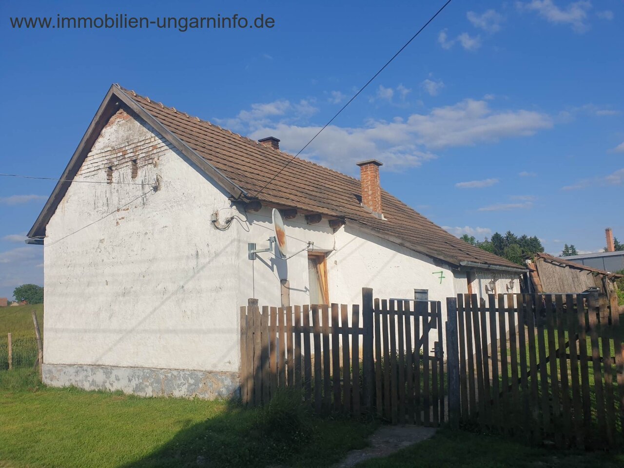Detached house in a small town south of Lake Balaton