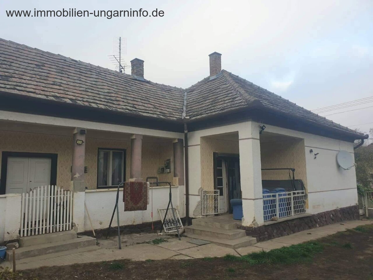 Detached house for sale in a quiet village south of Lake Balaton