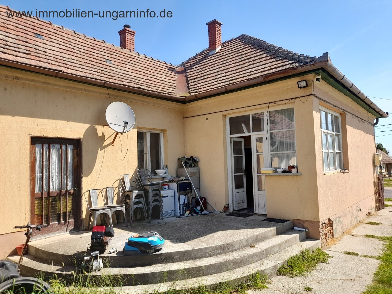 Detached house for sale in a small town 12 km south of Lake Balaton