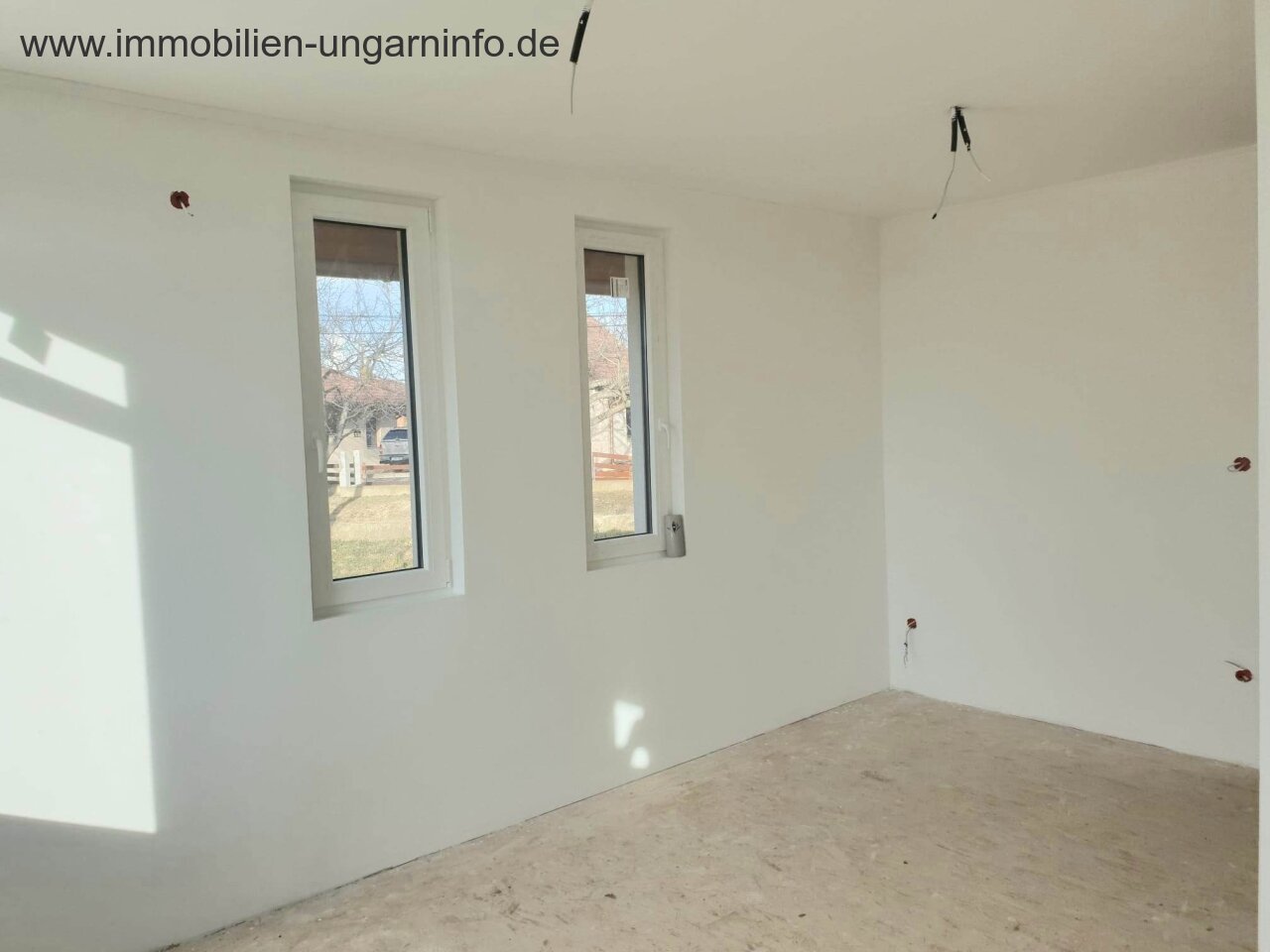 New construction of a modular house on the shore of Lake Balaton