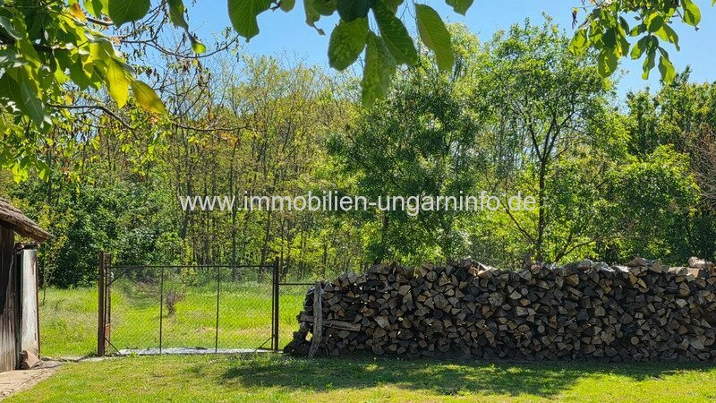 Einfamilienhaus mit großem Grundstück und einem kleinen Waldstück (20 km vom Plattensee entfernt)