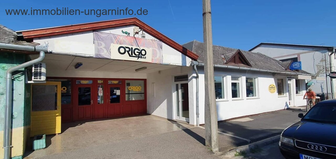Business premises for sale in a small town 12 km south of Lake Balaton