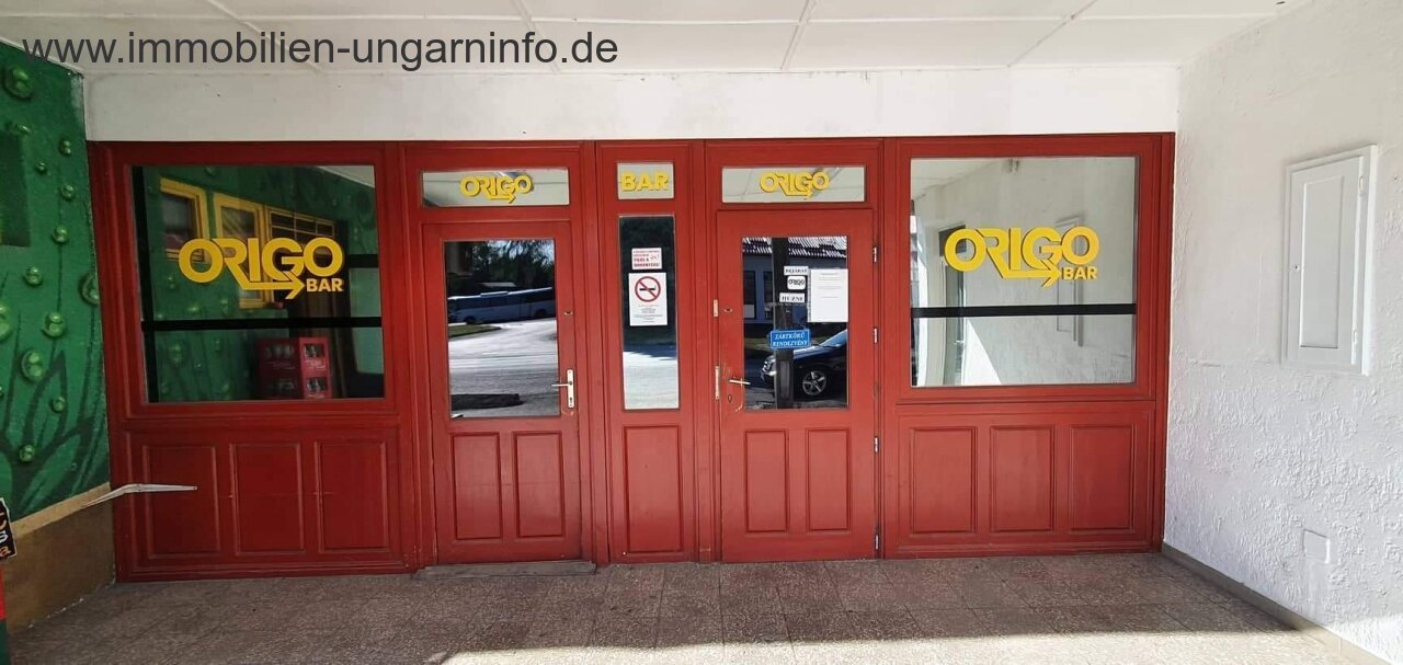 Business premises for sale in a small town 12 km south of Lake Balaton