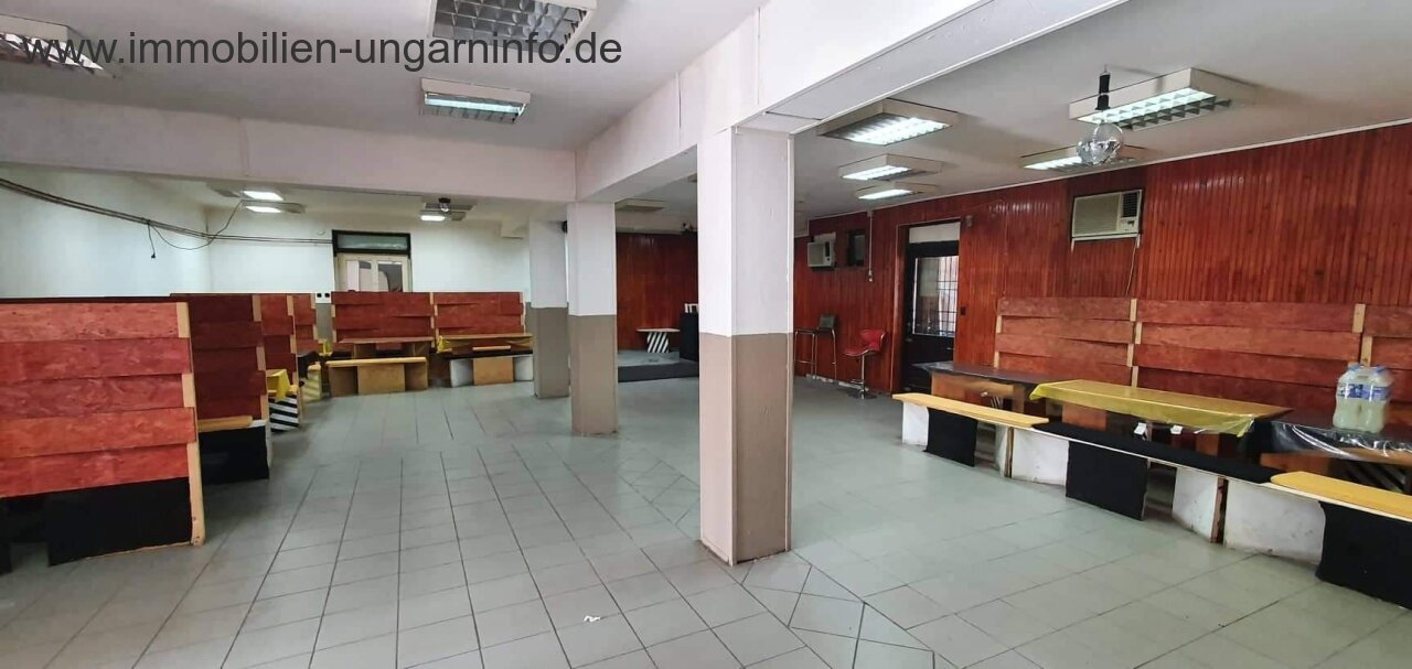 Business premises for sale in a small town 12 km south of Lake Balaton