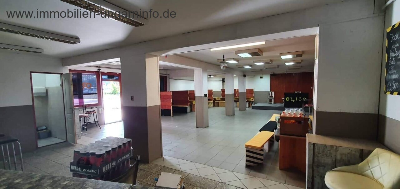 Business premises for sale in a small town 12 km south of Lake Balaton