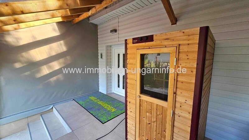 Waldhaus mit Appartements, Schwimmbad in der Nähe des Plattensees