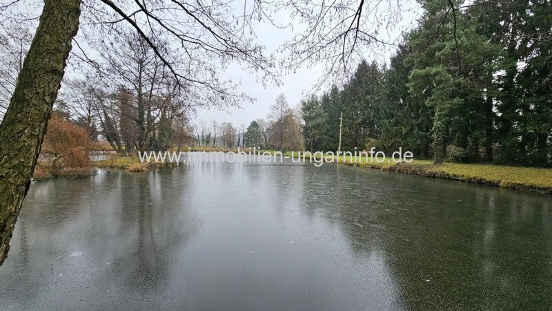 Familienanwesen im Kreis Zala zu verkaufen. Mit Haus am See, Wirtschaftsgebäude, 5,9 Hektar Land.