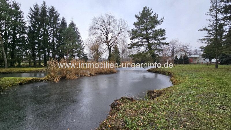 Familienanwesen im Kreis Zala zu verkaufen. Mit Haus am See, Wirtschaftsgebäude, 5,9 Hektar Land.